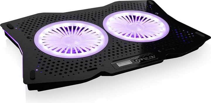 Immagine prodotto Modecom Ventola Silenziosa Cf18 RGB Czarna Podstawka Chodzca Pod Laptopa