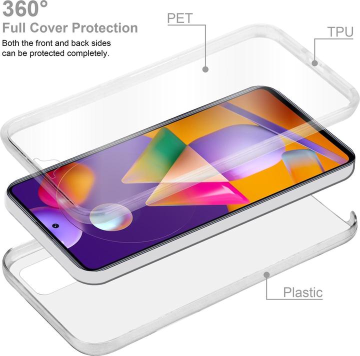 Actual product image Cadorabo TPU 360 Degree Case Cover (Samsung Galaxy M31s)