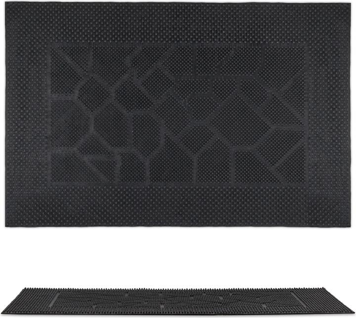 Actual product image Relaxdays Rubber Doormat (60 x 40 x 0.5 cm)