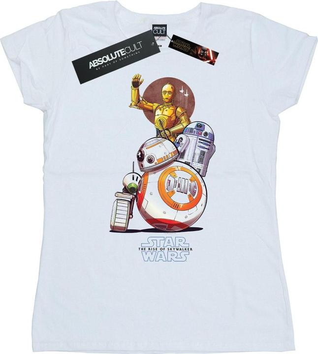 Produktbild Star Wars The Rise Of Skywalker Droids Illustration TShirt (L)