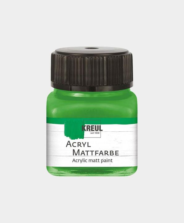 Actual product image Kreul Acrylic matt paint, 20 ml (Light green, 20 ml)