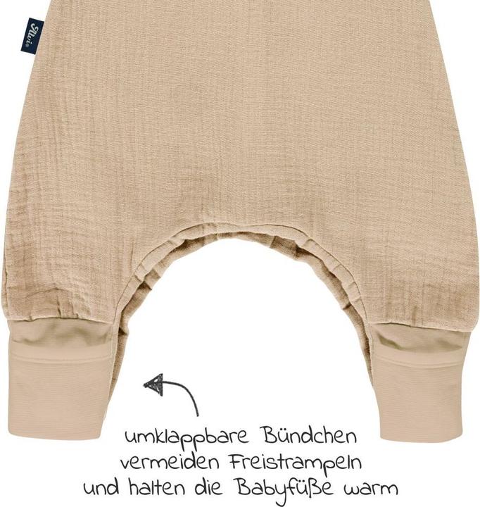 Produktbild Alvi Schlafsäcke Sommer-Schlafsack mit Füssen Musselin / Sleep-Overall (0.5 TOG)