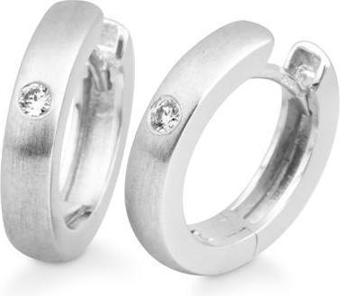 Produktbild Breuning Creolen - BRILL. 0,06 Ct. H/si (750/18 K Gold)