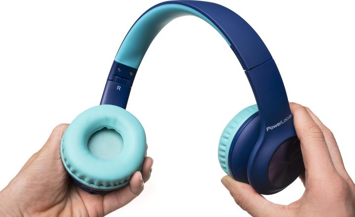 Image du produit PowerLocus PLED Bluetooth-Kinderkopfhörer blau