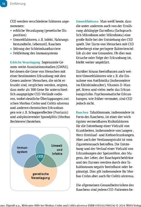 Produktbild Wirksame Hilfe bei Morbus Crohn und Colitis ulcerosa (Deutsch, Jürgen-Michael Stein, Axel Dignass, Franz Hartmann, 2024)