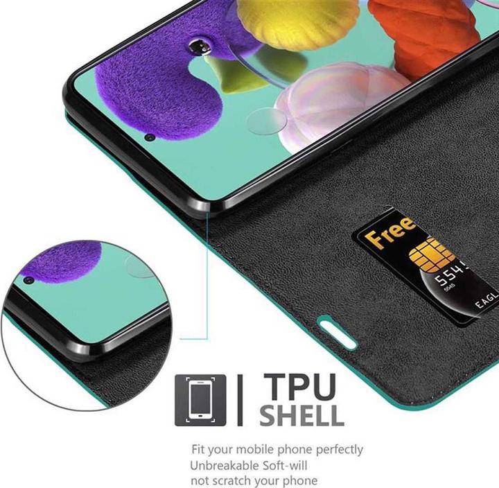 Actual product image Cadorabo Book Invisible Magnet Cover (Samsung Galaxy M40s)
