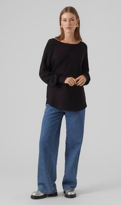 Actual product image Vero Moda VMNANCY LS BOATNECK PULLOVER GA EXC Knitted jumper (XS)