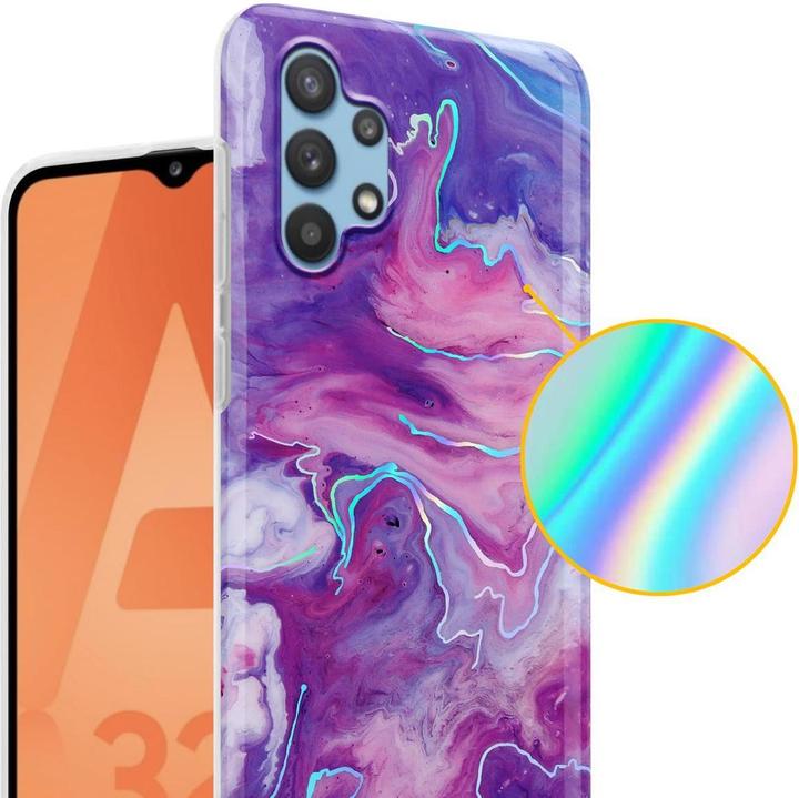 Actual product image Cadorabo IMD TPU Colorful Marble Cover (Samsung Galaxy A32 5G)