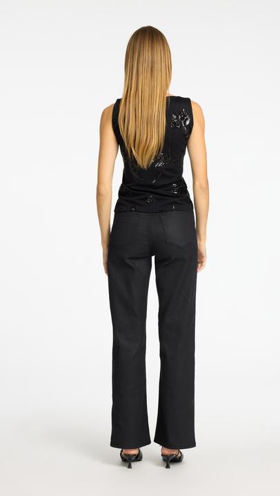 Actual product image Selected Femme Coated wide fit jeans (W29/L32)