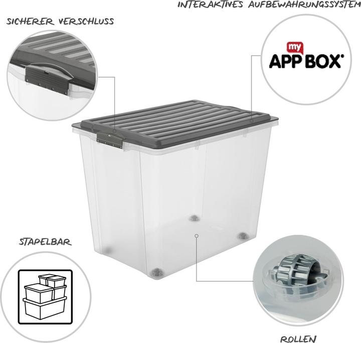 Produktbild Rotho Compact (57 x 39.5 x 43.5 cm, 70 l)