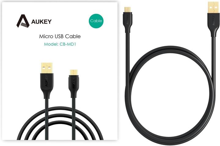 Produktbild Aukey Micro USB Gold (1 m, USB 2.0)