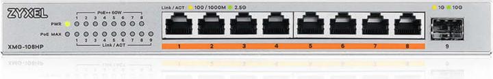 Actual product image Zyxel XMG-108HP (9 Ports)