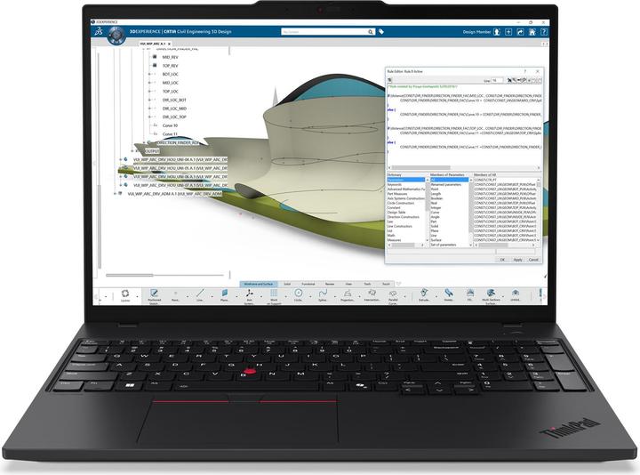 Image du produit Lenovo ThinkPad P16s Gen 4 (16", AMD Ryzen AI 7 350, 32 Go, 1000 Go, DE)