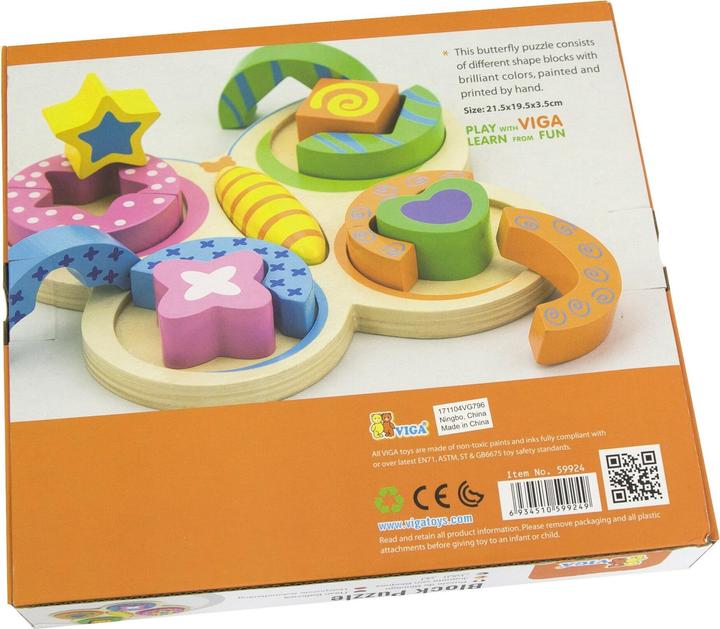 Produktbild Viga Toys Schmetterling (14 Teile)