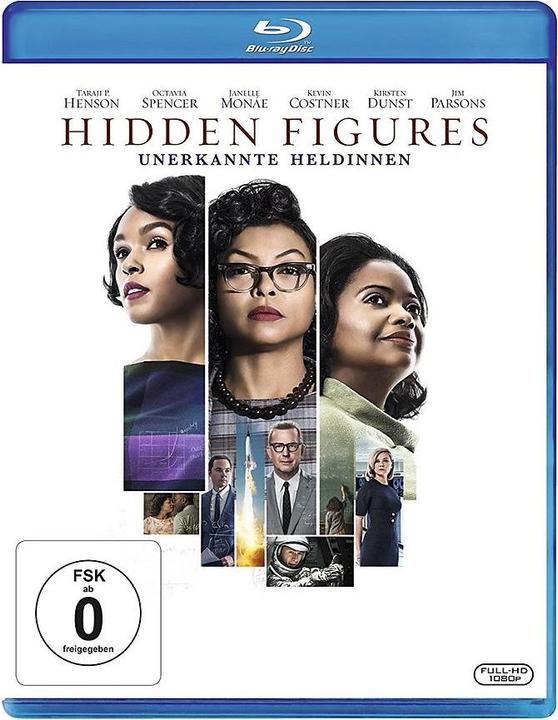 Hidden Figures - Unknown Heroines (Blu-ray, 2016, Tedesco, Inglese)