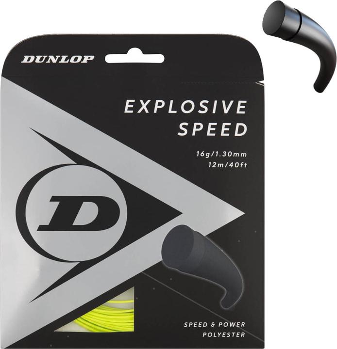 Produktbild Dunlop Tennis strings EXPLOSIVE SPEED 1,25mm17G 12M Yellow (1)