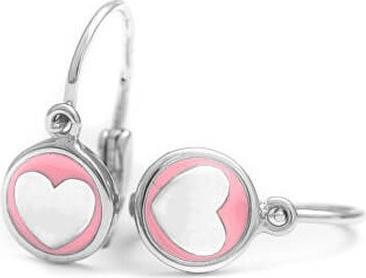 Beneto ChildrenÂ's silver heart earrings AGUC1767D (L)