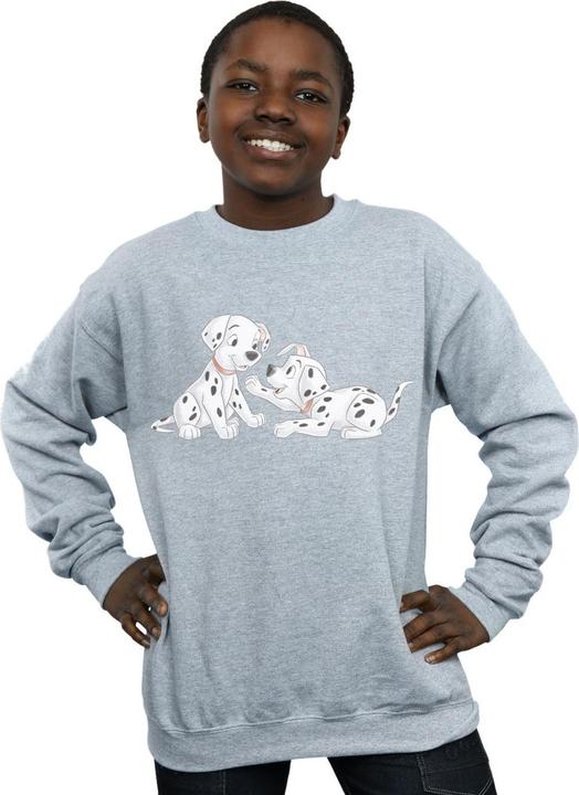 Actual product image Disney Boys 101 Dalmatians Watercolour Friends Sweatshirt (152, 158)