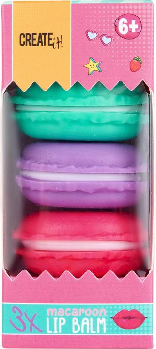 Immagine prodotto Canenco Crea! - Set di 3 balsami per labbra - Macaron