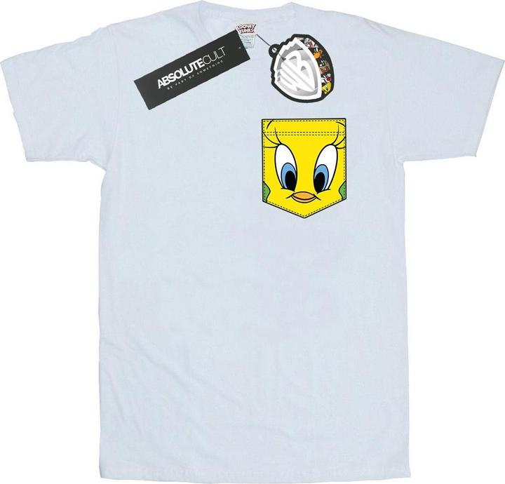 Produktbild Looney Tunes Tweety Pie Face Faux Pocket TShirt (3XL)