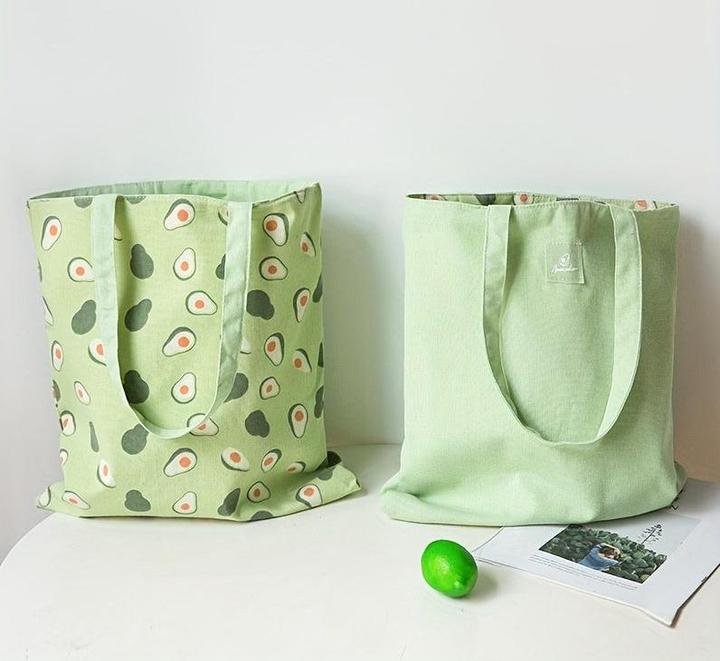 Only-Bags.Store Doppelseitige wiederverwendbare Tragetasche - ungefüttert, 40Cm/15.7In X 36Cm/14.2In