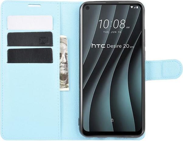 Produktbild MU Classic Litchi Leder Bookcover Series (HTC Desire 20 Pro)