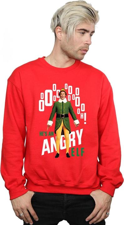 Actual product image Elf Mens Angry Sweatshirt (L)