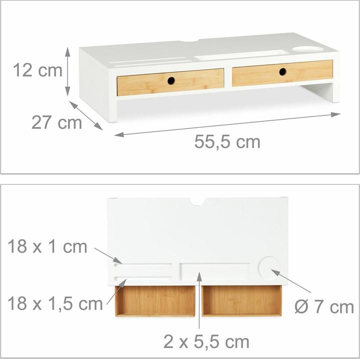 Immagine prodotto Relaxdays Supporto per PC con cuscino