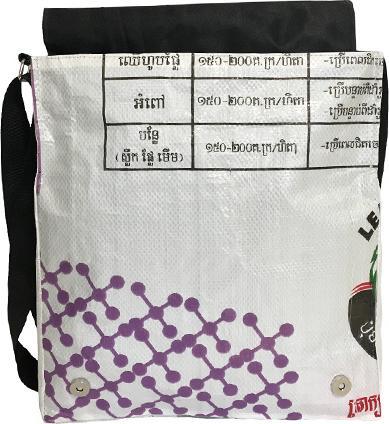 Produktbild Bekos Upcycling - Studententasche aus recycelten Reissäcke Löwe