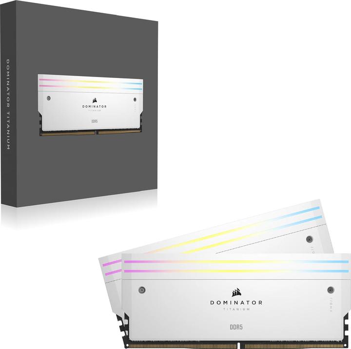 Image du produit Corsair Dominator Titanium RGB (2 x 32GB, 6000 MHz, RAM DDR5, DIMM)