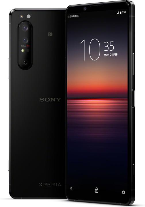 Sony Xperia 1 II (256 GB, Black, 6.50", Single SIM, 12 Mpx, 5G)