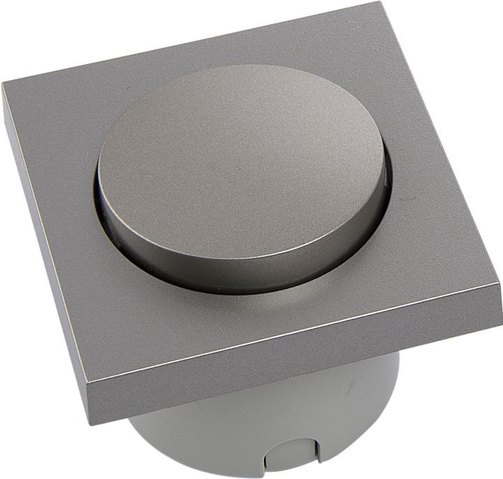 Produktbild Berker Integro Pure Doppelsteckdose Edelstahl Effekt, Steckdose schwarz