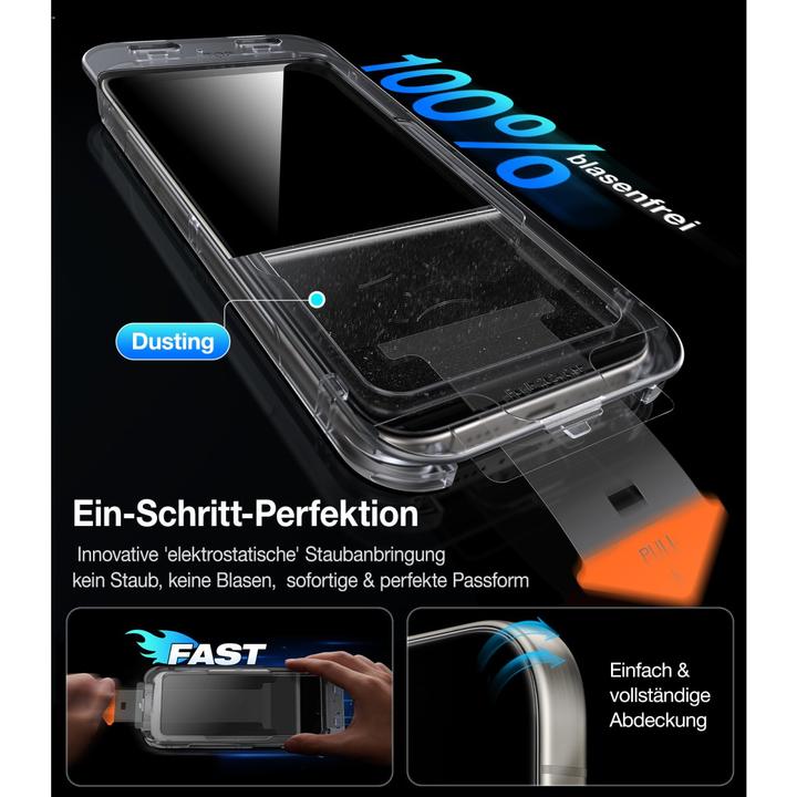 Productafbeelding Torras Master privacy installeren (1 Stuk, Apple iPhone 16 Pro Max)