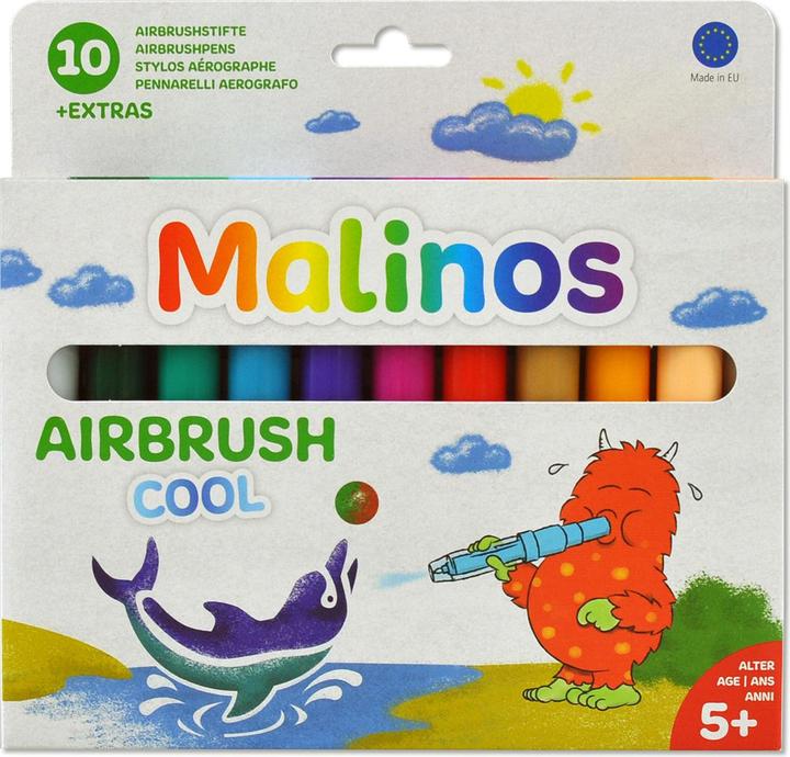 Actual product image Malinos Blopens Airbrush Pens Cool (Multicoloured, 10 x)