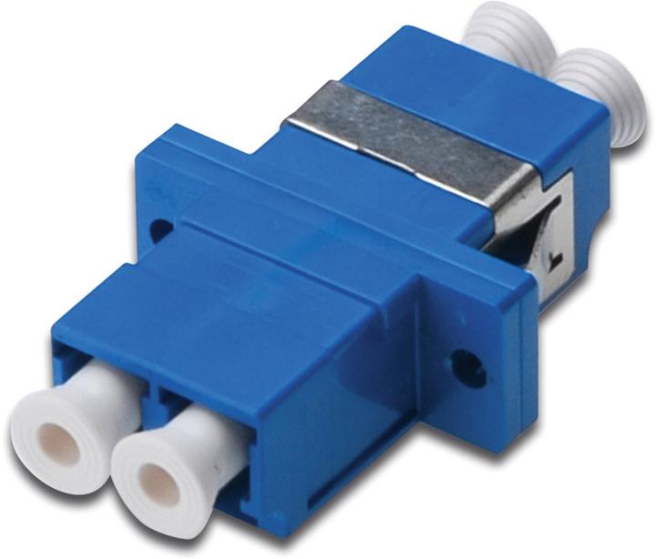 Digitus LC / LC Duplex Kupplung Farbe blau Zirkonia Keramikhülse Kunststoffgehäuse Singlemode (Netzwerk Kupplung)