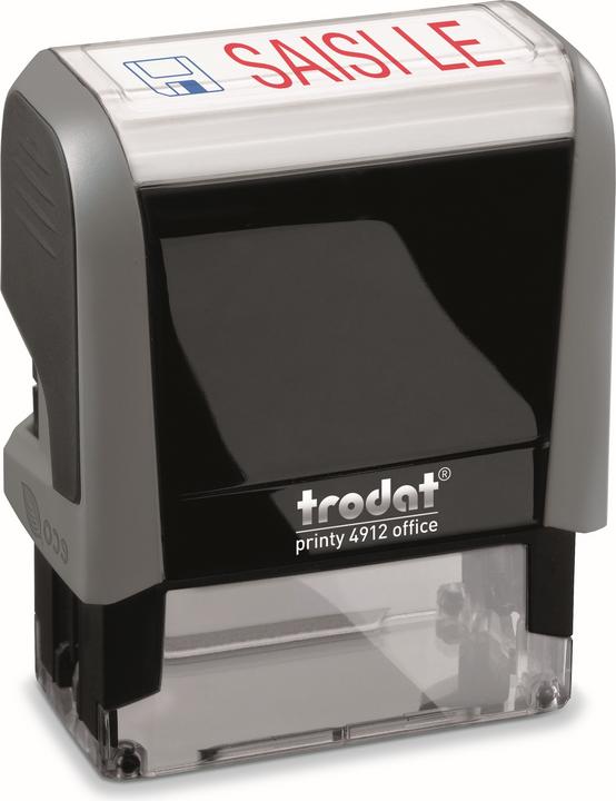 Actual product image Trodat Text stamp 4912SAISI 4912 SAISI LE FR
