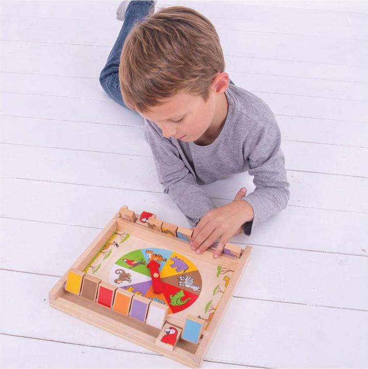 Image du produit Bigjigs Jeu en bois Crack the Code (Multilingue)