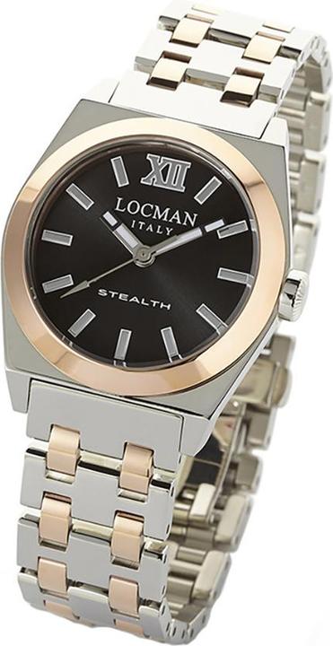 Immagine prodotto Locman Orologio da donna Stealth in acciaio inossidabile bicolore Ref. 0204 (Orologio da polso analogico, 33 mm)