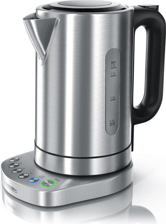 Produktbild Arendo Wasserkocher 1,7 l, 3000 W, Edelstahl, Schnellkoch, einstellbare Temperatur, Warmhaltefunktion (1.70 l)
