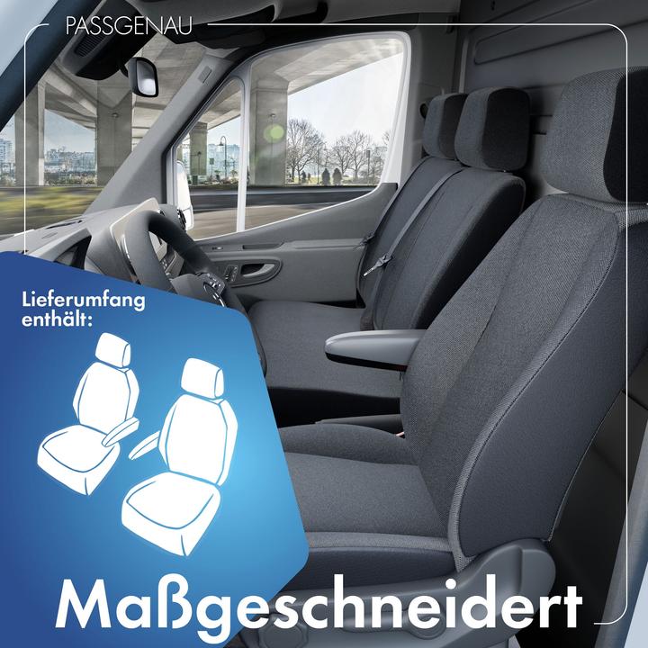 Produktbild Walser Sitzbezüge für Mercedes Viano und Vito W638 & W639 für 2 ES für Armlehne innen BJ 06/2003 - 2013