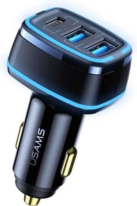 Produktbild Usams C24 įkroviklis 2x USB-A 1x USB-C 4,5 A (CC126TC01)