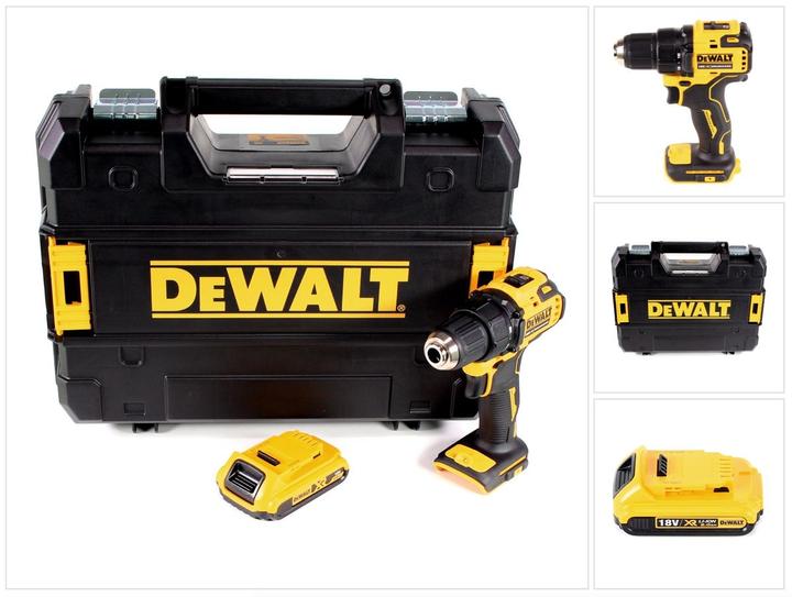 Produktbild DeWalt DCD 708 NT Akku Bohrschrauber 18 V Li-Ion Brushless in TSTAK Box + 1 x 2,0 Ah Akku - ohne Lad (Akkubetrieb)
