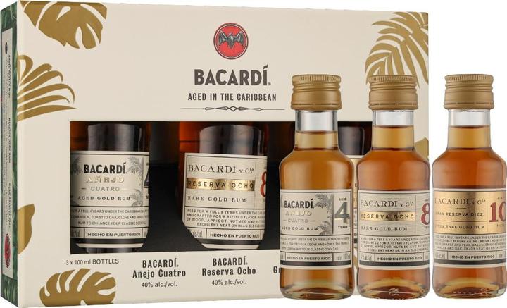 Actual product image Bacardi Discovery Pack (3x10CL Bottles) 40% Vol. 0,3l