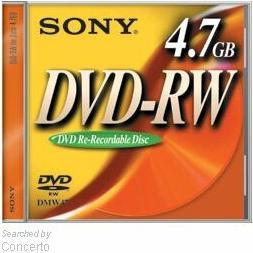 Image du produit Sony DVD-RW 4.7GB (5 x)
