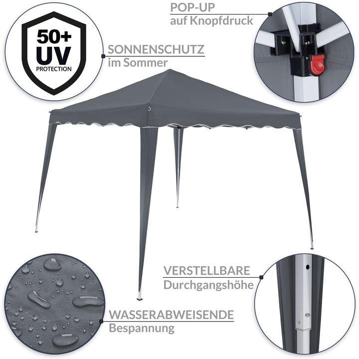 Produktbild Casaria Pavillon Pop-up (300 cm, 300 cm)