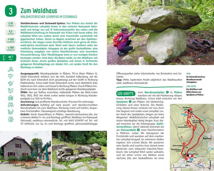 Image du produit ErlebnisWandern mit Kindern Oberpfalz (Allemand, Roman Linhard, Renate Linhard, 2024)