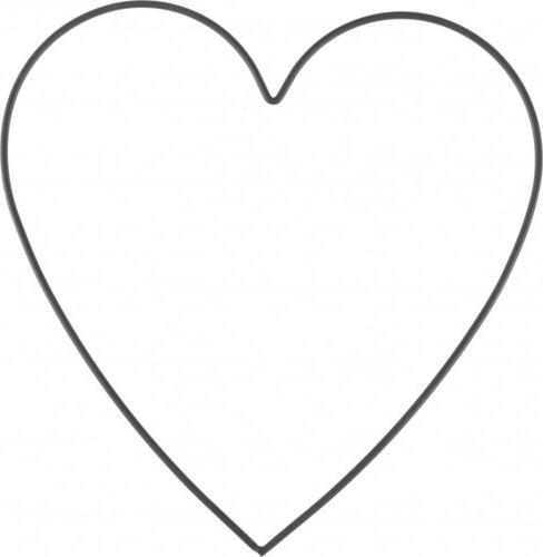 Immagine prodotto Magni GLOREX 6 1294 406 - Telaio in metallo con cuore per il crafting di circa 20 cm, rivestito di nero (0.02 m)