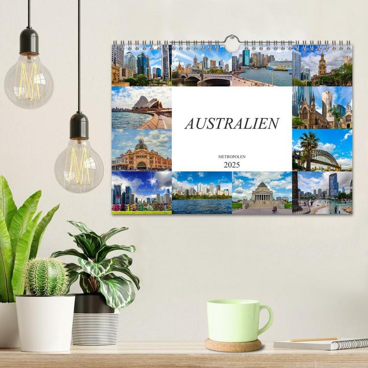 Produktbild Australien Metropolen (Wandkalender 2025 DIN A4 quer), Monatskalender (A4, Deutsch)