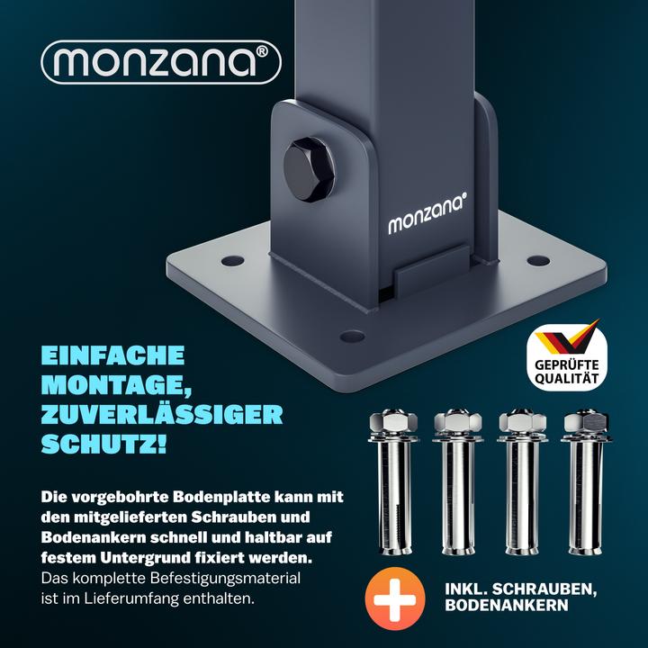 Actual product image Monzana Parking barrier