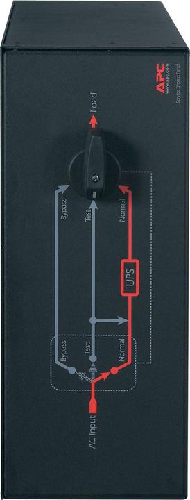 Image du produit APC ServiceBypassPanneau de dérivation SUA / SURT-D noir 4U rack / conversion de tour